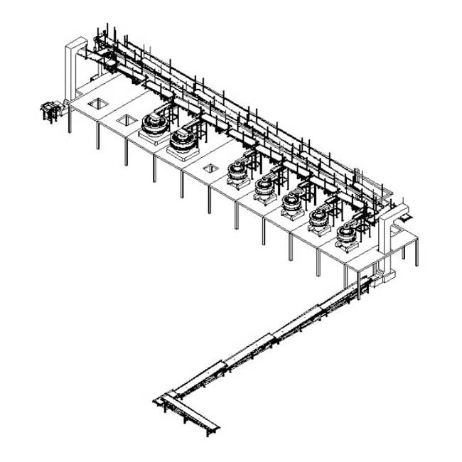 Automatic Vertical Weighing Filling Packaging Line Automatic Vertical Weighing Filling Packaging Line